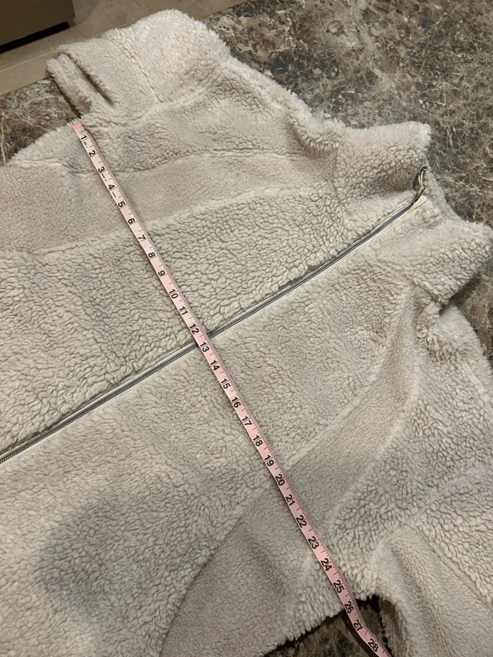 Lululemon Long Textured Fleece Jacket Sherpa Teddy